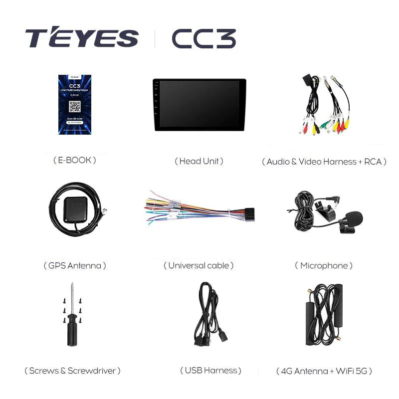 9" & 10.2" Universal DIN1 CC3 / CC3 2K