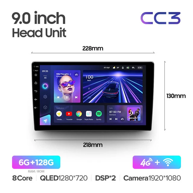BOXLESS UNITS - 9" & 10.2" Universal DIN2 CC3 / CC3 2K - Image 5