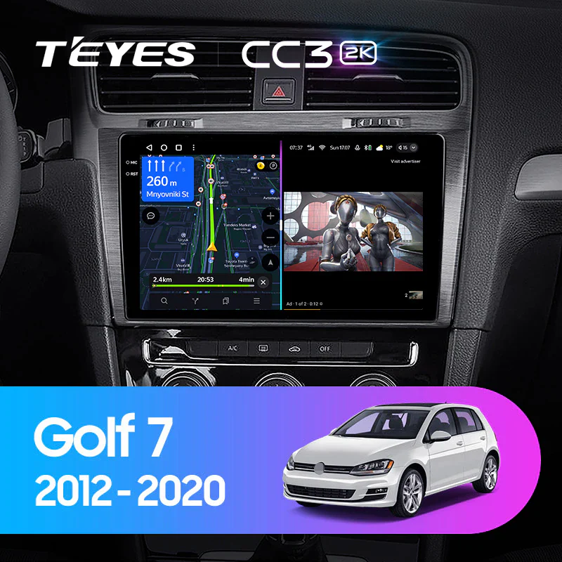 Volkswagen Golf 7 MK7 (2012-2020) Right Hand Drive