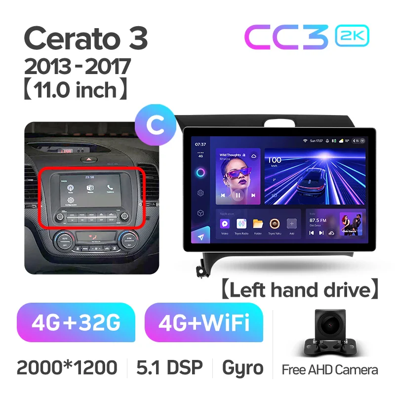 Kia Forte Cerato 3 (2013-2017) Left hand drive - Image 10