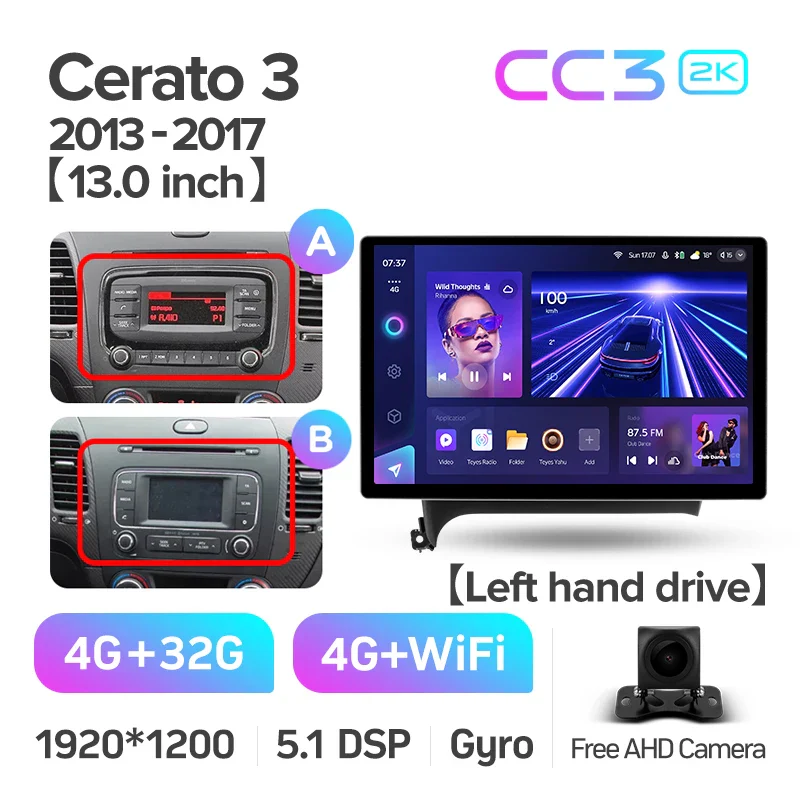 Kia Forte Cerato 3 (2013-2017) Left hand drive - Image 13