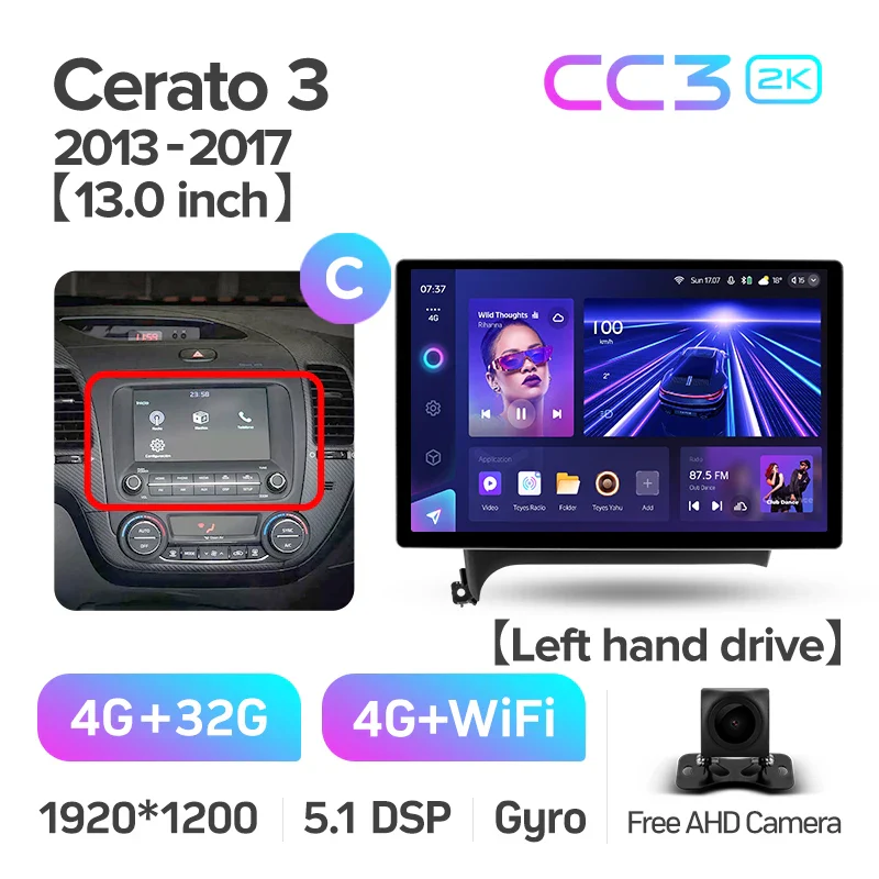 Kia Forte Cerato 3 (2013-2017) Left hand drive - Image 29