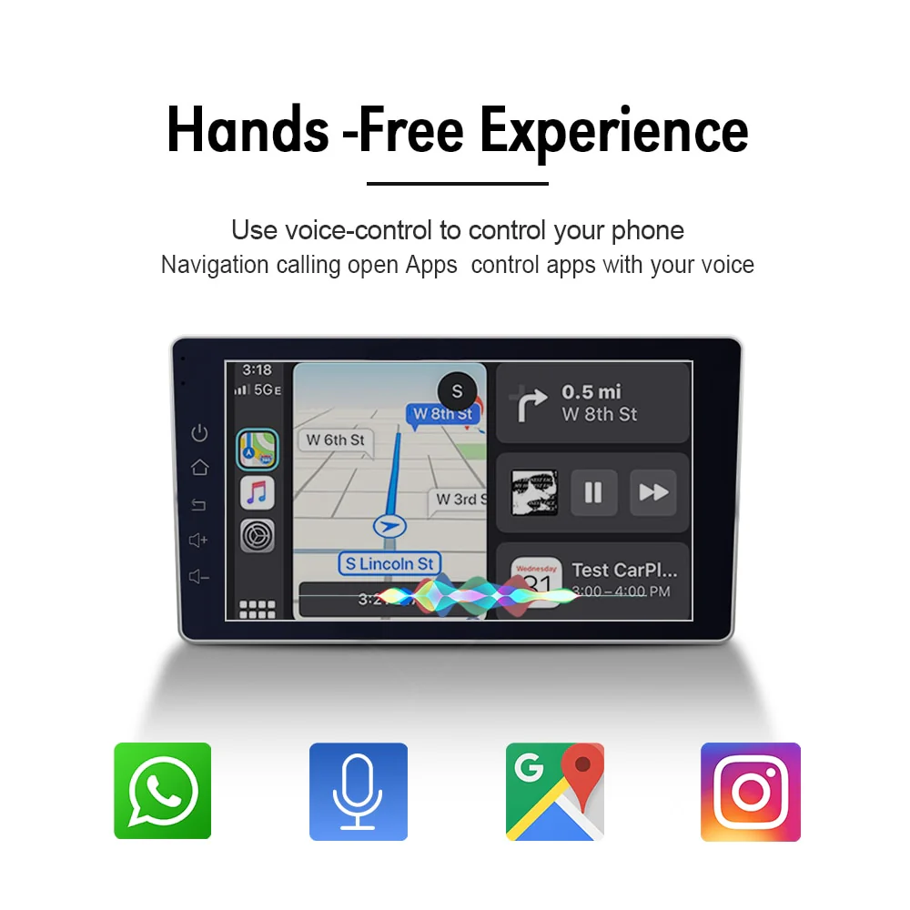 MirrorLink Android Auto & Carplay Dongle Wireless - Black - Image 5
