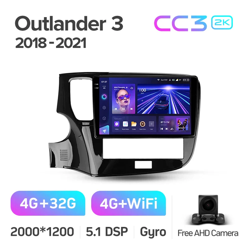 Mitsubishi Outlander 3 III GF0W GG0W (2018-2021) Right Hand Drive - Image 8