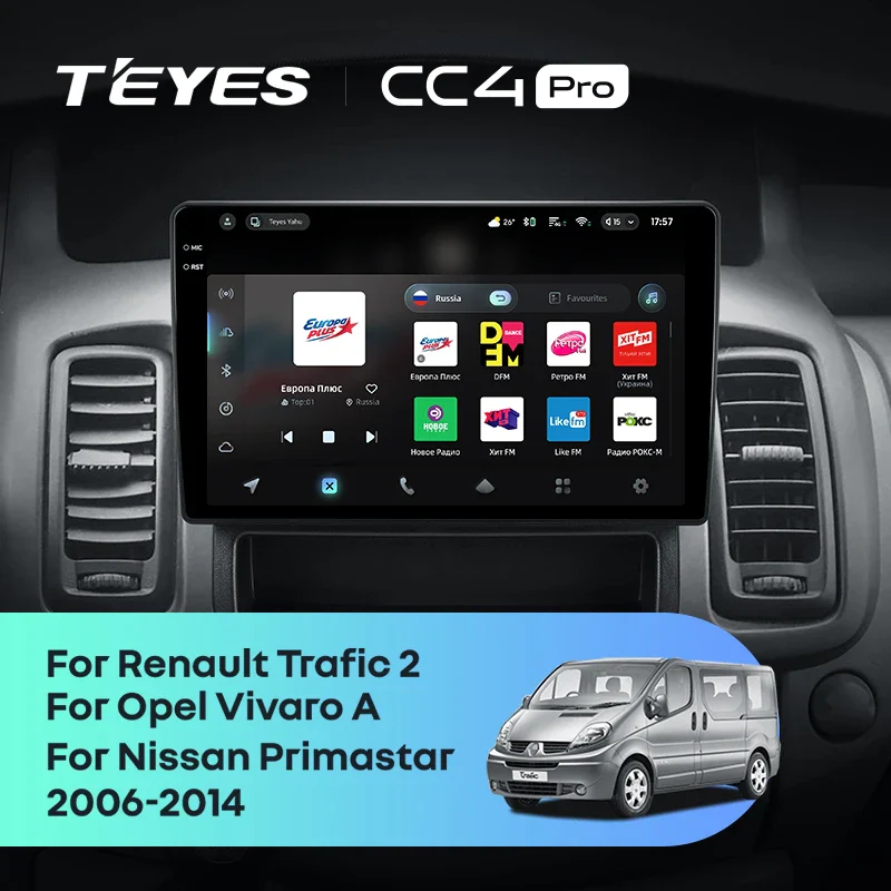 Renault Trafic 2 / Opel Vivaro A / Nissan primastar (2006-2014)