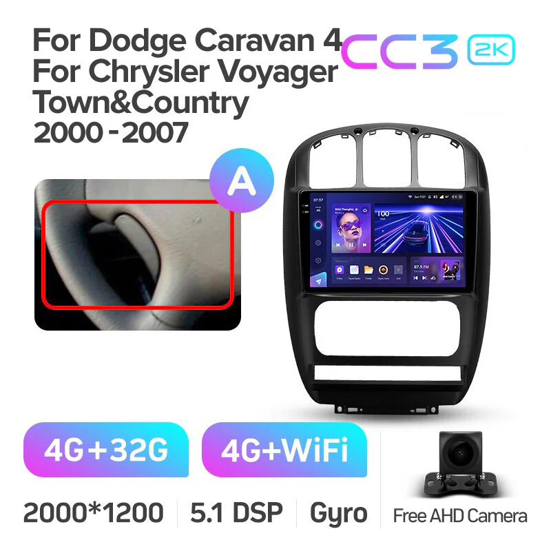 Dodge Caravan 4 / Chrysler Voyager RG RS Town & Country RS (2000-2007) - Image 6