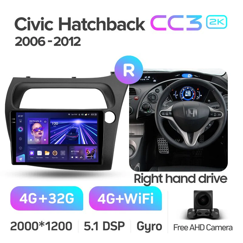 Honda Civic Hatchback (2006-2012) Right Hand Drive - Image 6