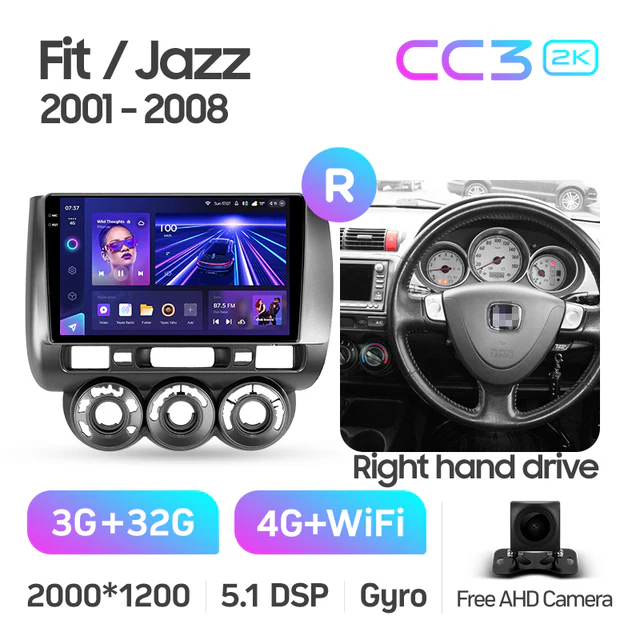 Honda Fit Jazz GD (2001-2008) Right hand driver - Image 8