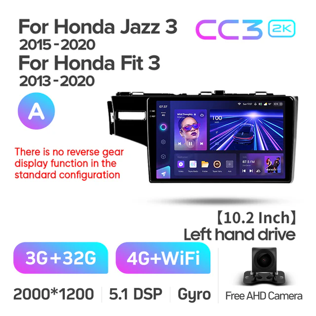 Honda Jazz 3 (2015-2020) / Fit 3 GP GK (2013-2020) 10" Left Hand - Image 5