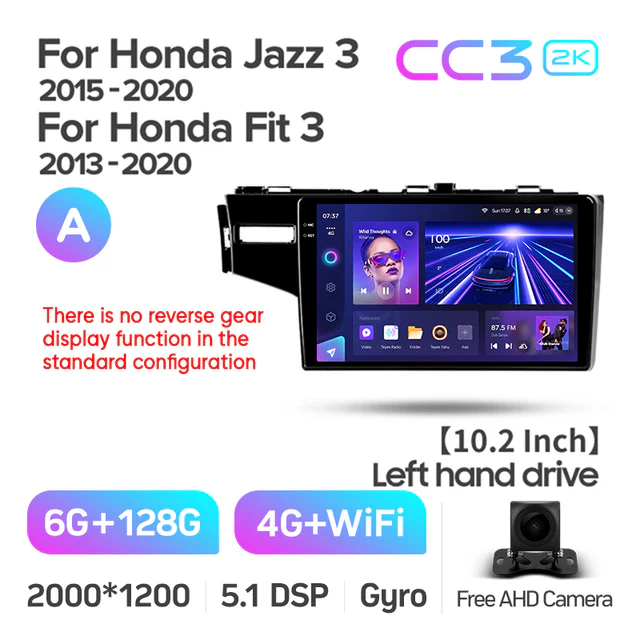 Honda Jazz 3 (2015-2020) / Fit 3 GP GK (2013-2020) 10" Left Hand - Image 7
