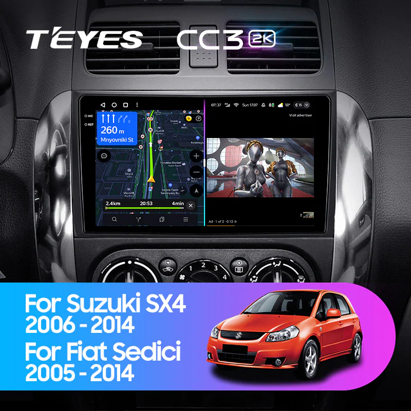 Suzuki SX4 1 (2006-2014) / Fiat Sedici (2005-2014)