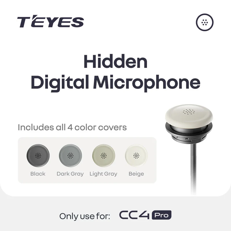 TEYES Hidden Digital Microphone - Exclusive for Teyes CC4 PRO Only for TEYES car headunit device