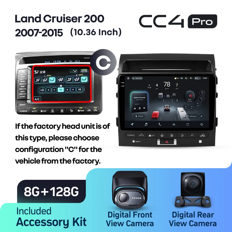 Toyota Land Cruiser 11 200 (2007-2015) [F3] 10 Inch - Image 9