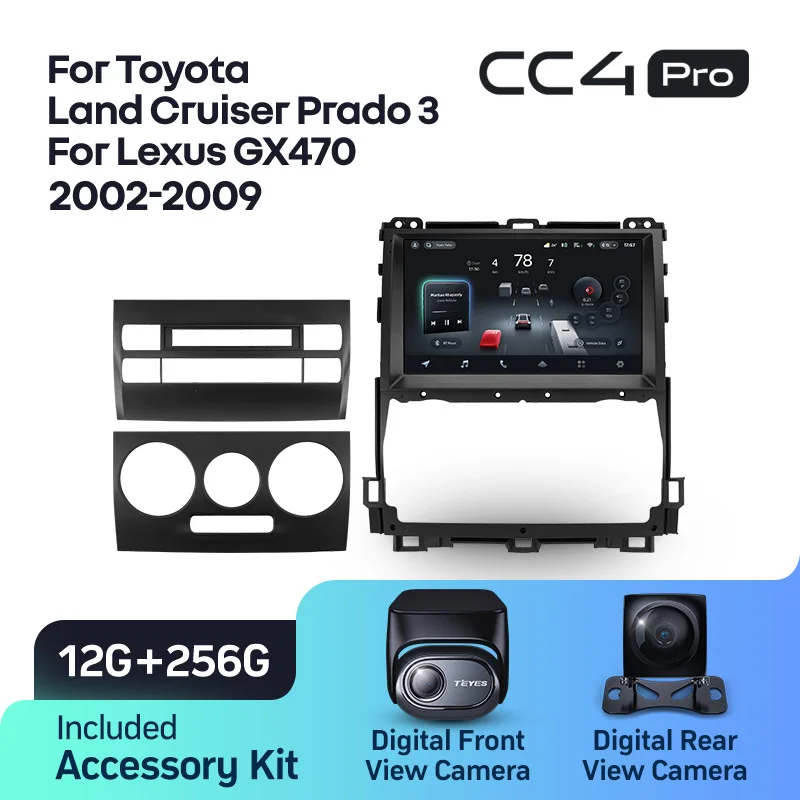 Toyota Land Cruiser Prado 120 3 III For Lexus GX470 GX 470 J120 (2002-2009) - Image 7