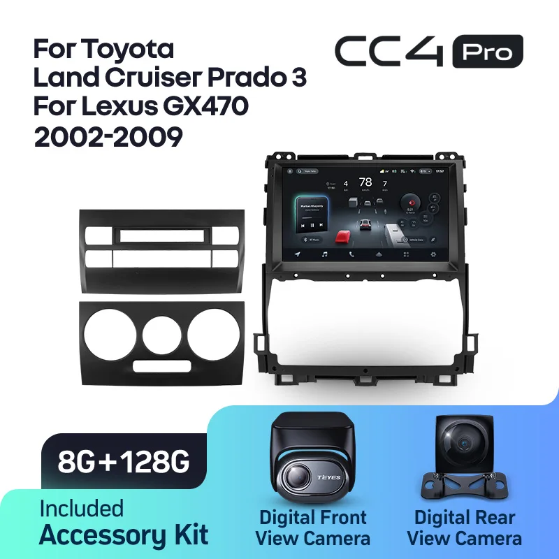 Toyota Land Cruiser Prado 120 3 III For Lexus GX470 GX 470 J120 (2002-2009) - Image 8