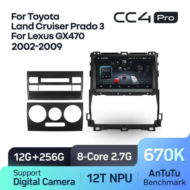 Toyota Land Cruiser Prado 120 3 III For Lexus GX470 GX 470 J120 (2002-2009) - Image 9