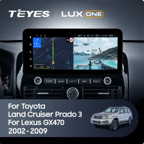 Toyota Land Cruiser Prado 120 3 III / Lexus GX470 GX 470 J120 (2002-2009)