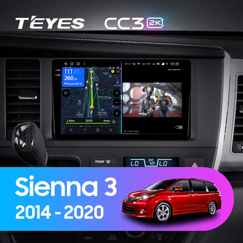 Toyota Sienna 3 XL30 (2014-2020)